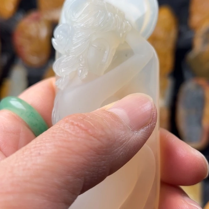 石英质玉（黄龙玉）未镶嵌手链