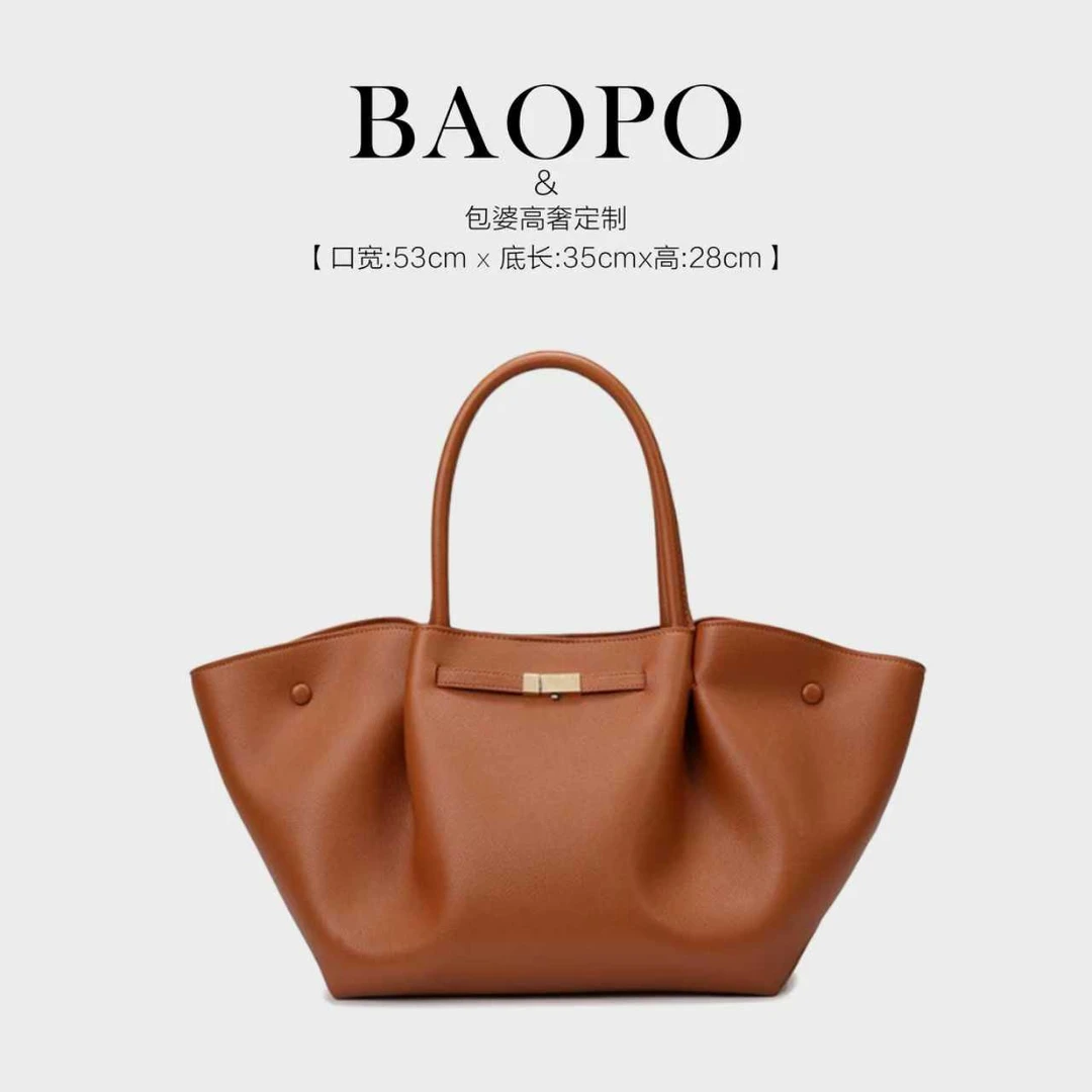 【BAOPO】新款女包时尚托特包翅膀包大容量肩包女高级感通勤手提包