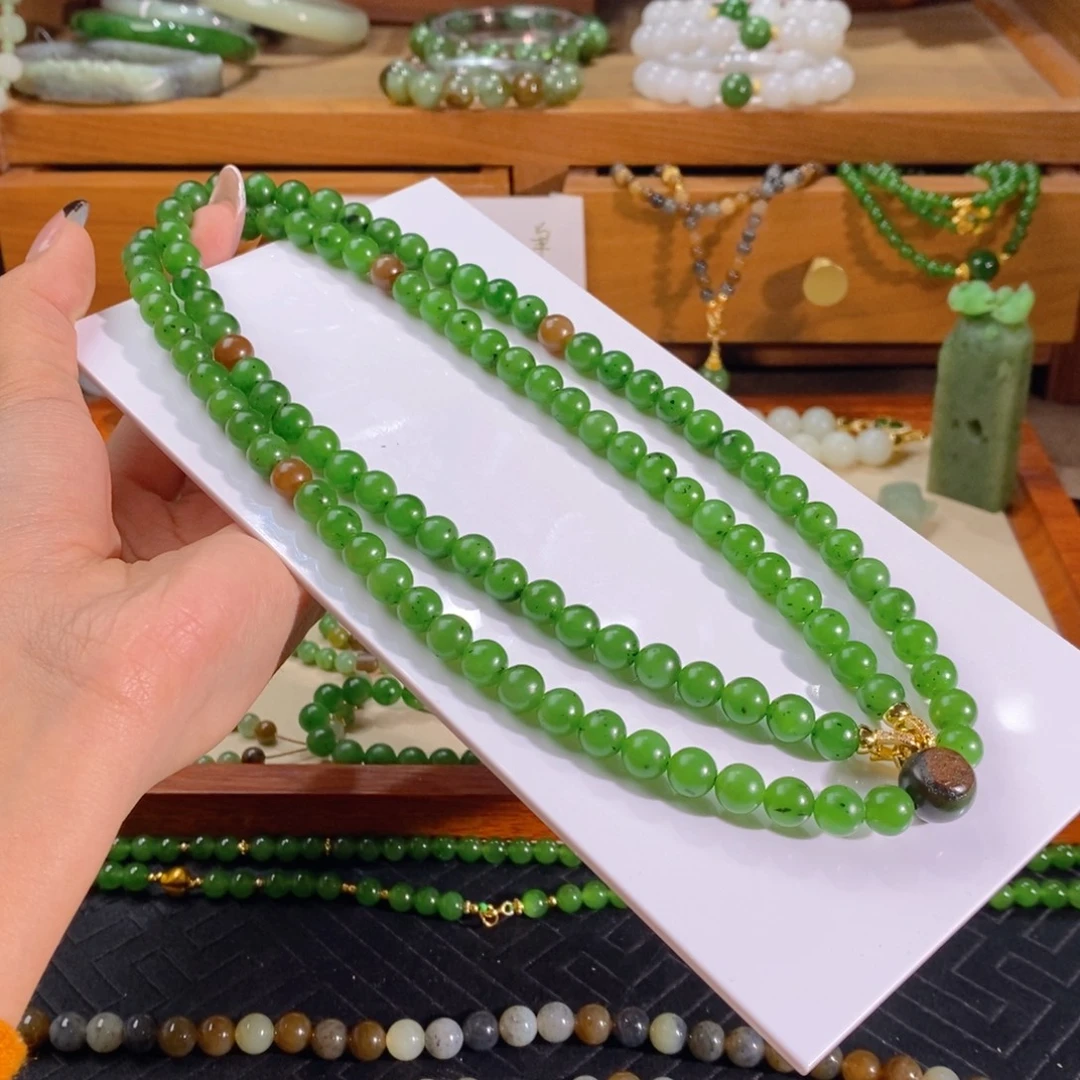 和田玉未镶嵌手链