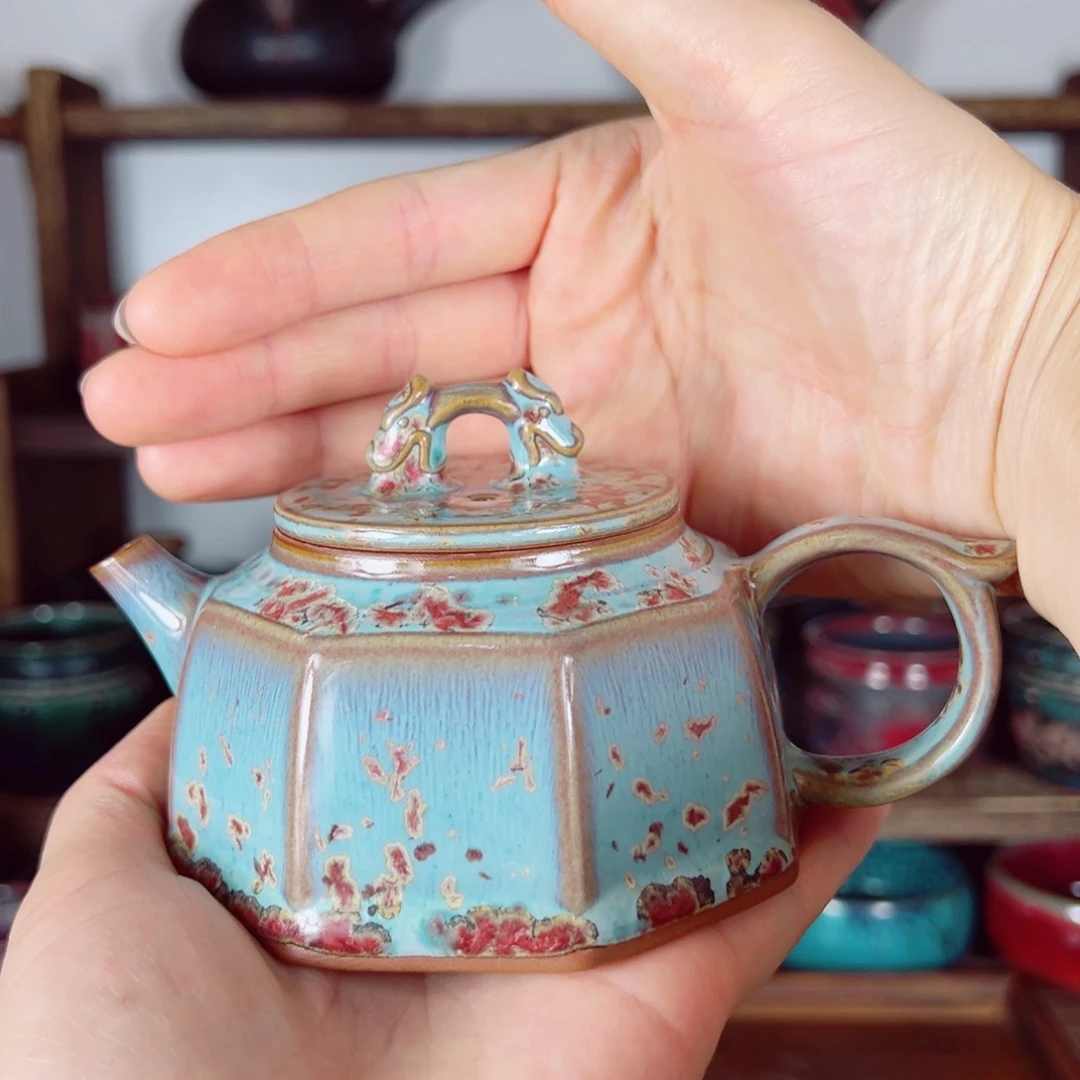 摆件神后原产地原矿精品钧瓷茶器
