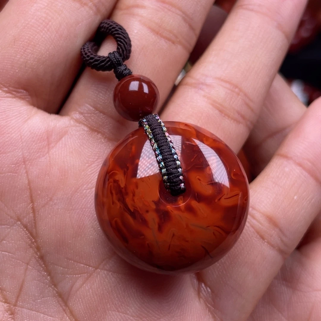 南红玛瑙珠宝奇石未镶嵌禾*?吊坠