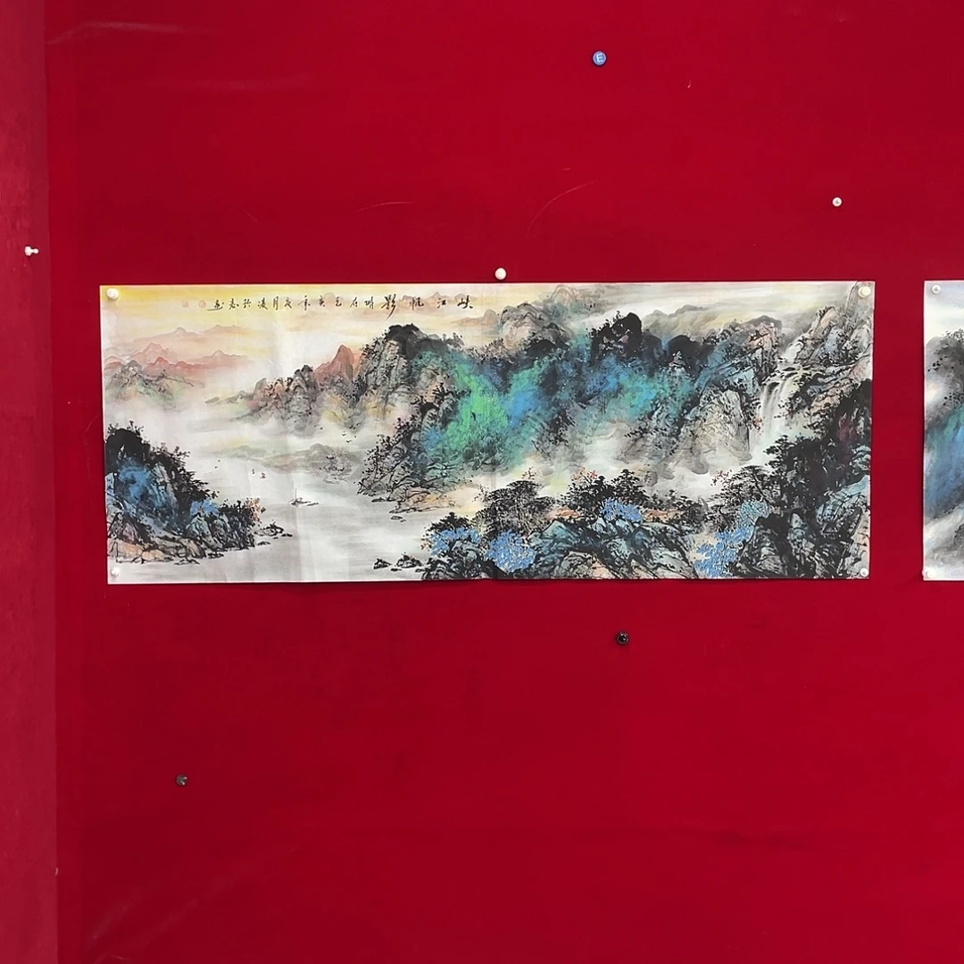 国画凌行志手绘国画精品