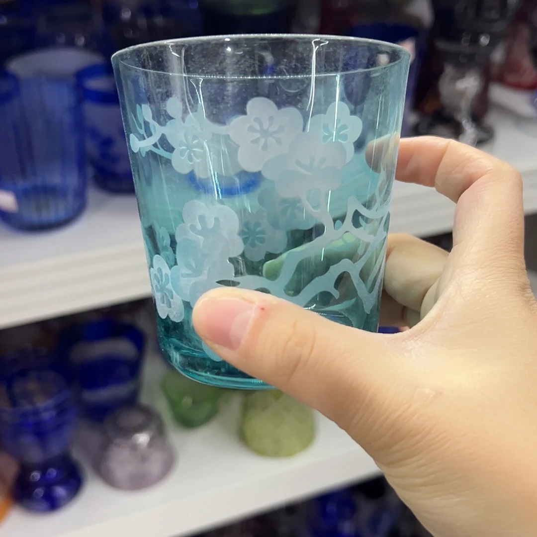 水晶玻璃平底款微瑕一个