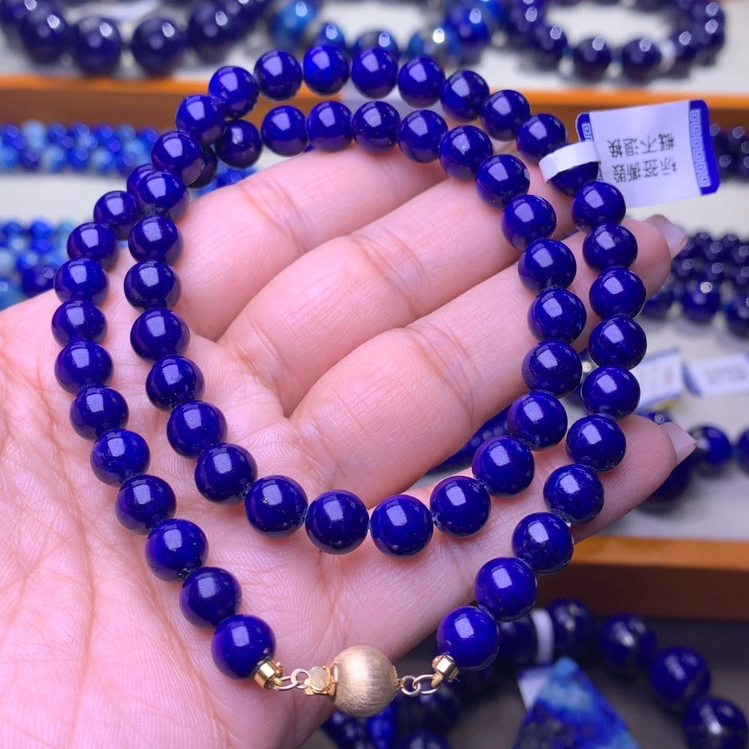 青金石未镶嵌项链7.8m