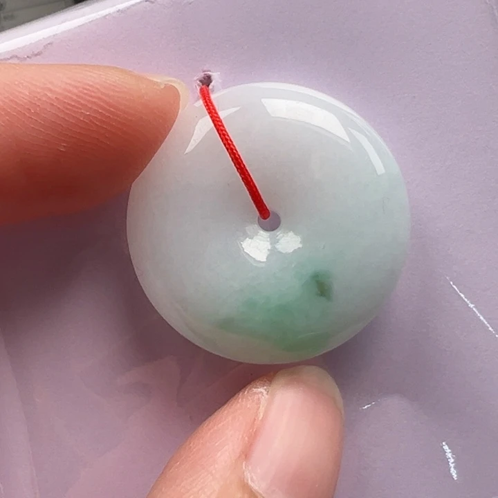 翡翠未镶嵌颈饰平安扣吊坠