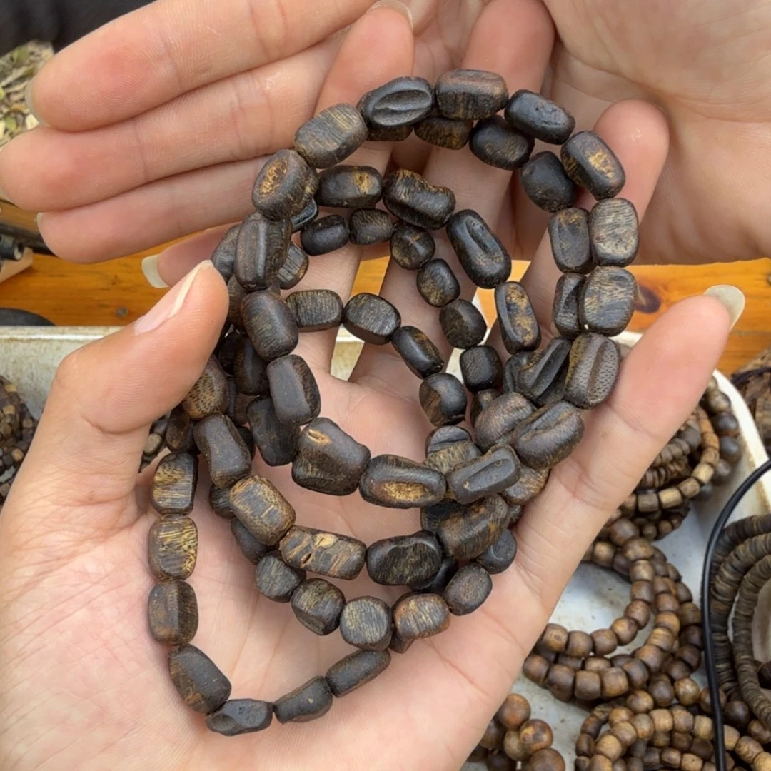 沉香手串单圈沉水留疤6克多样性发一