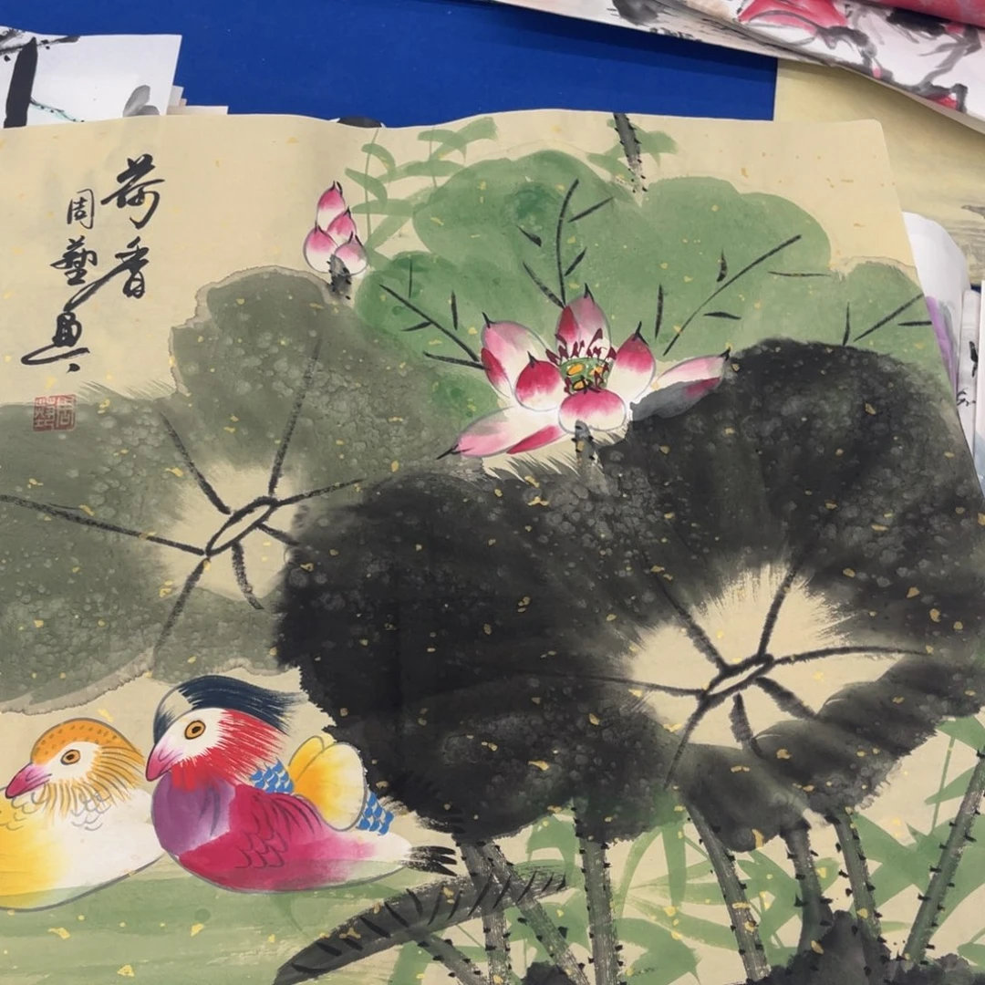 国画纯手绘作品图