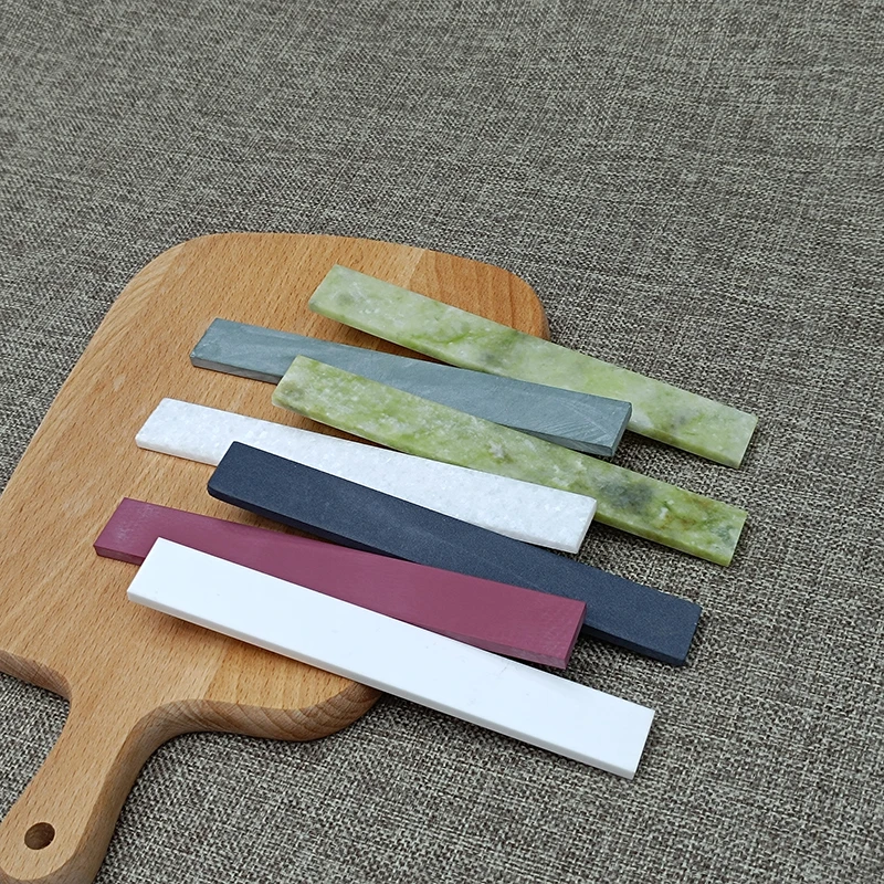 玛瑙磨刀石条宝石抛光精细抛光磨石定角磨刀石条磨刀器150*20mm