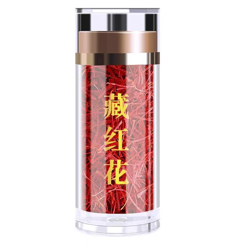 批发伊朗藏红花代发分销特长丝扁丝藏红花泡水喝红花瓶装药用红花