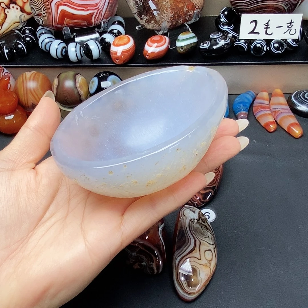 未镶嵌两毛玛瑙/玉髓