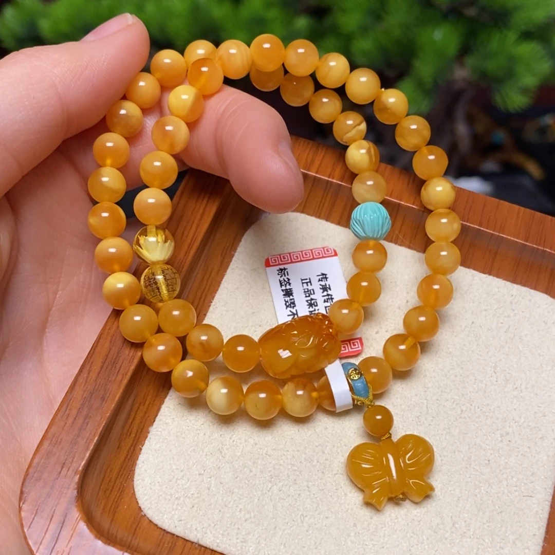 【闪购商品】手链蜜蜡未镶嵌手串