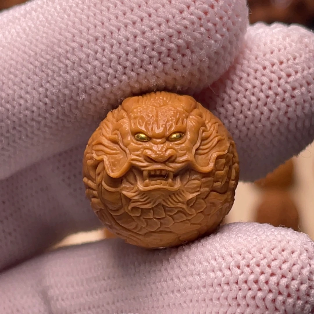 吊坠猴头核桃龙珠镶嵌款19.2