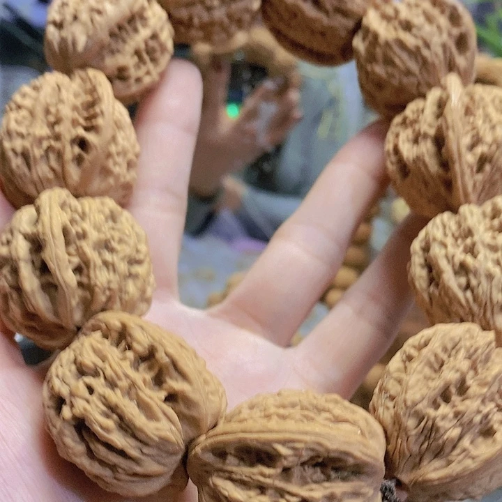 【闪购商品】文玩核桃把件34虎头手持