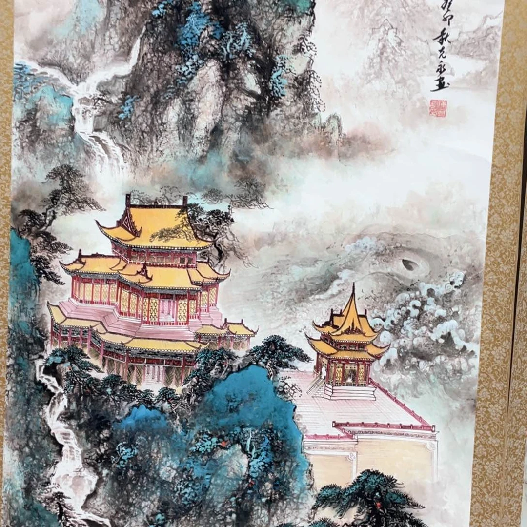 国画老师手笔手绘作品w