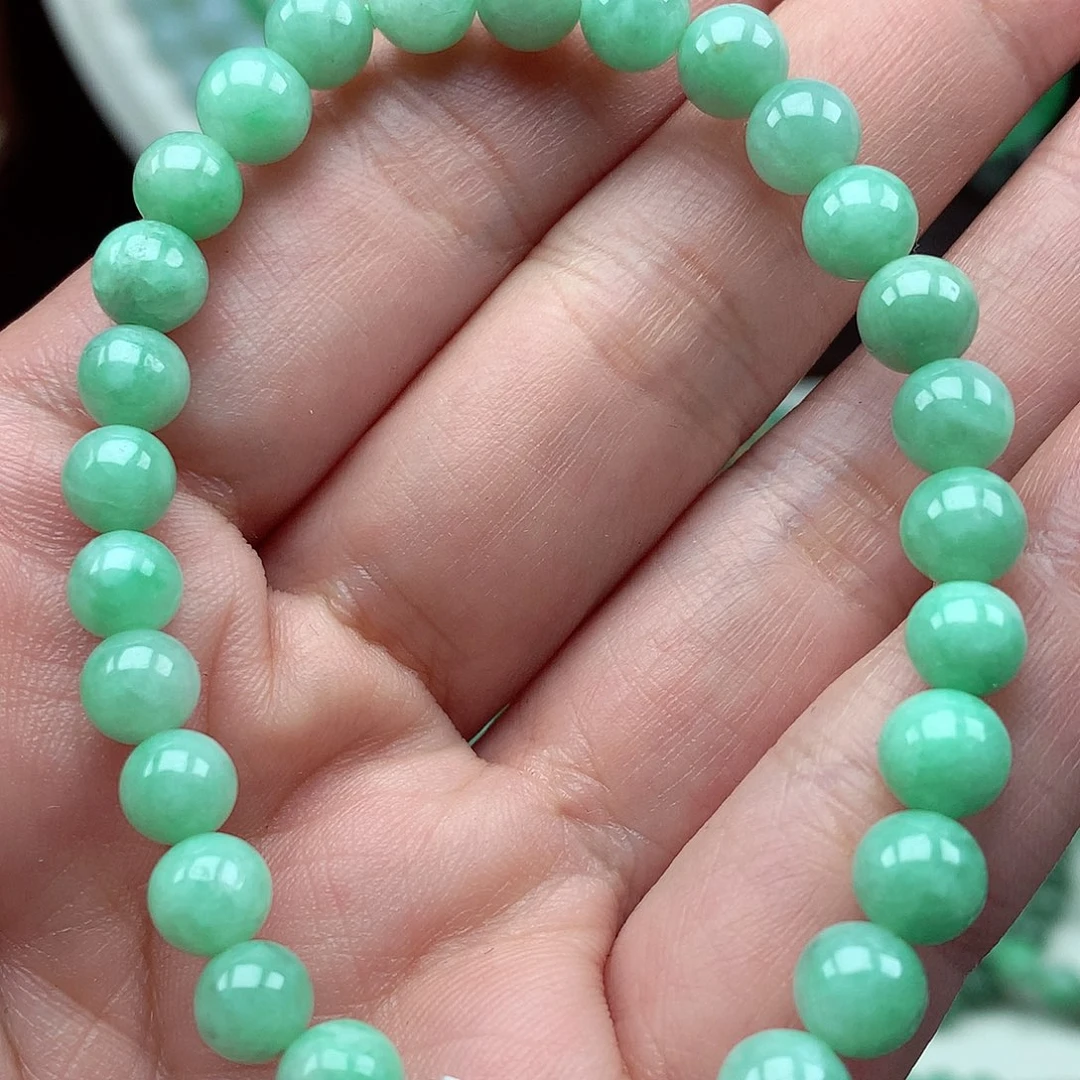 翡翠未镶嵌毛衣链翡翠