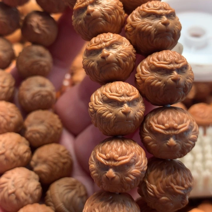 【闪购商品】猴头核桃手串亮*悟空