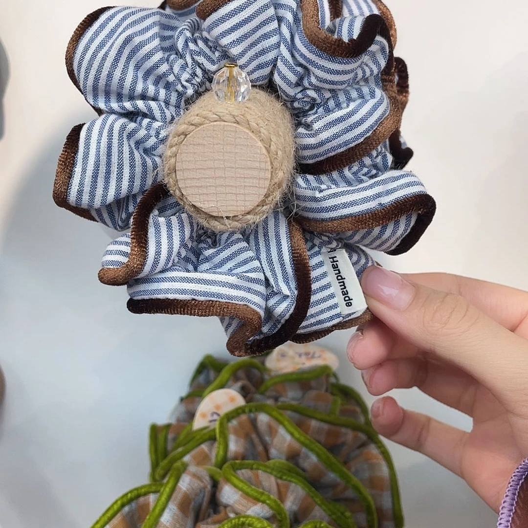 皮质非金属蓝条纹咖边小肠