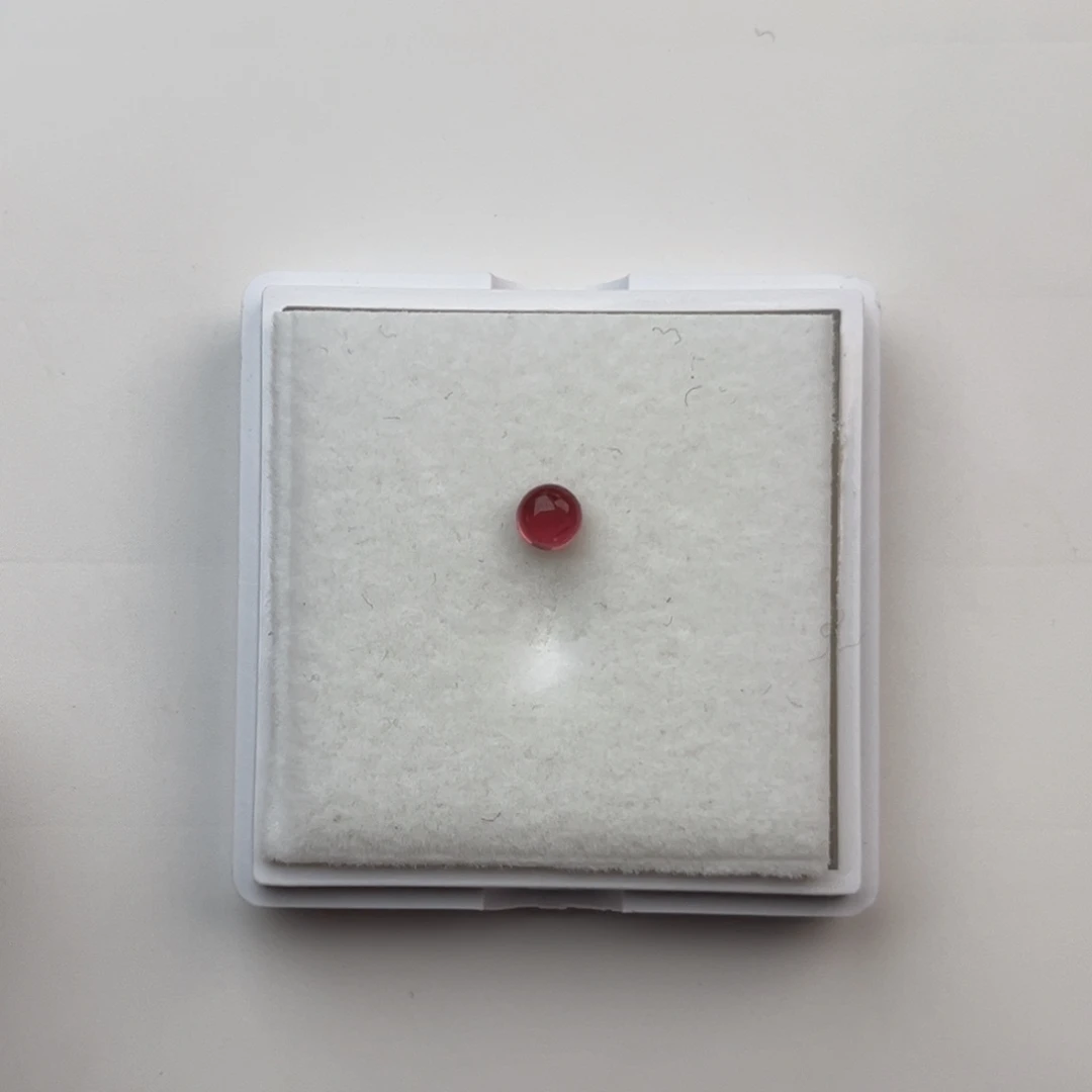 石榴石珠宝半成品未镶嵌天然紫红色4mm女神福利