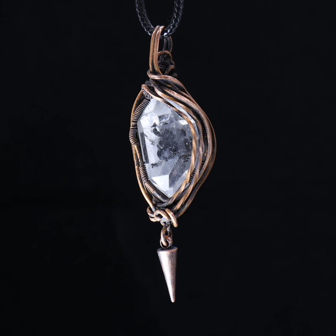 铜项链 【龙炁觉醒】原创原石项链1019a