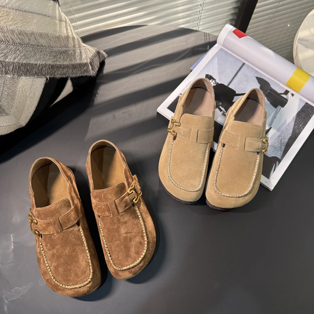 【老罗专属】EM2025春季新款一脚蹬百搭休闲勃肯鞋女鞋ZA54781-41