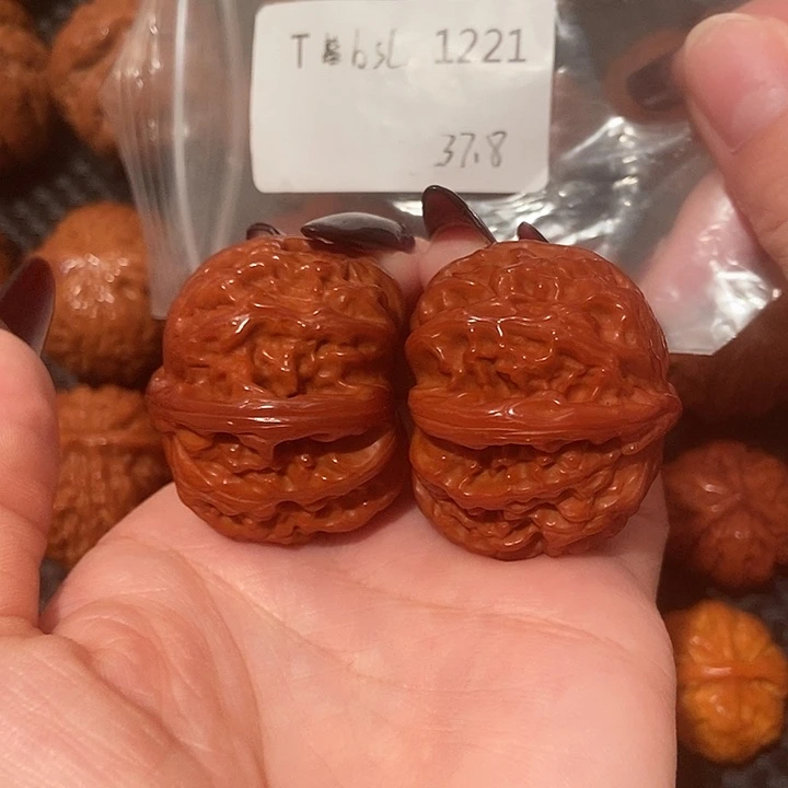 吊坠文玩核桃球白37.8