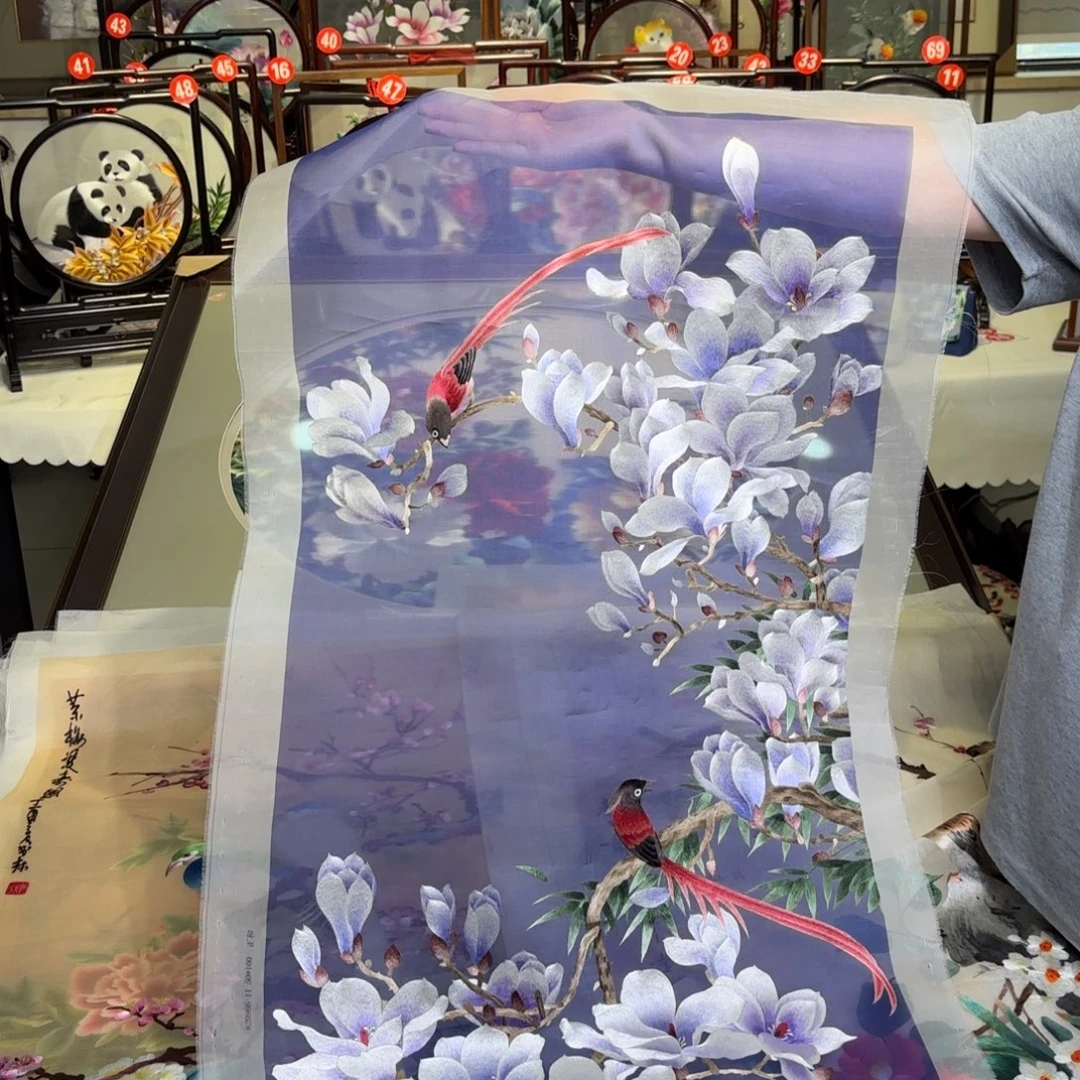 织绣纯手工非遗苏绣绣片