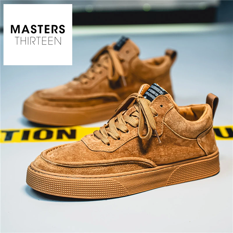 秋季男鞋新款时尚百搭舒适低帮休闲板鞋男款防滑耐磨运动鞋-DV888