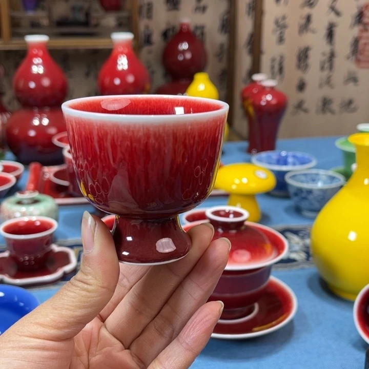 景德镇陶瓷小足杯