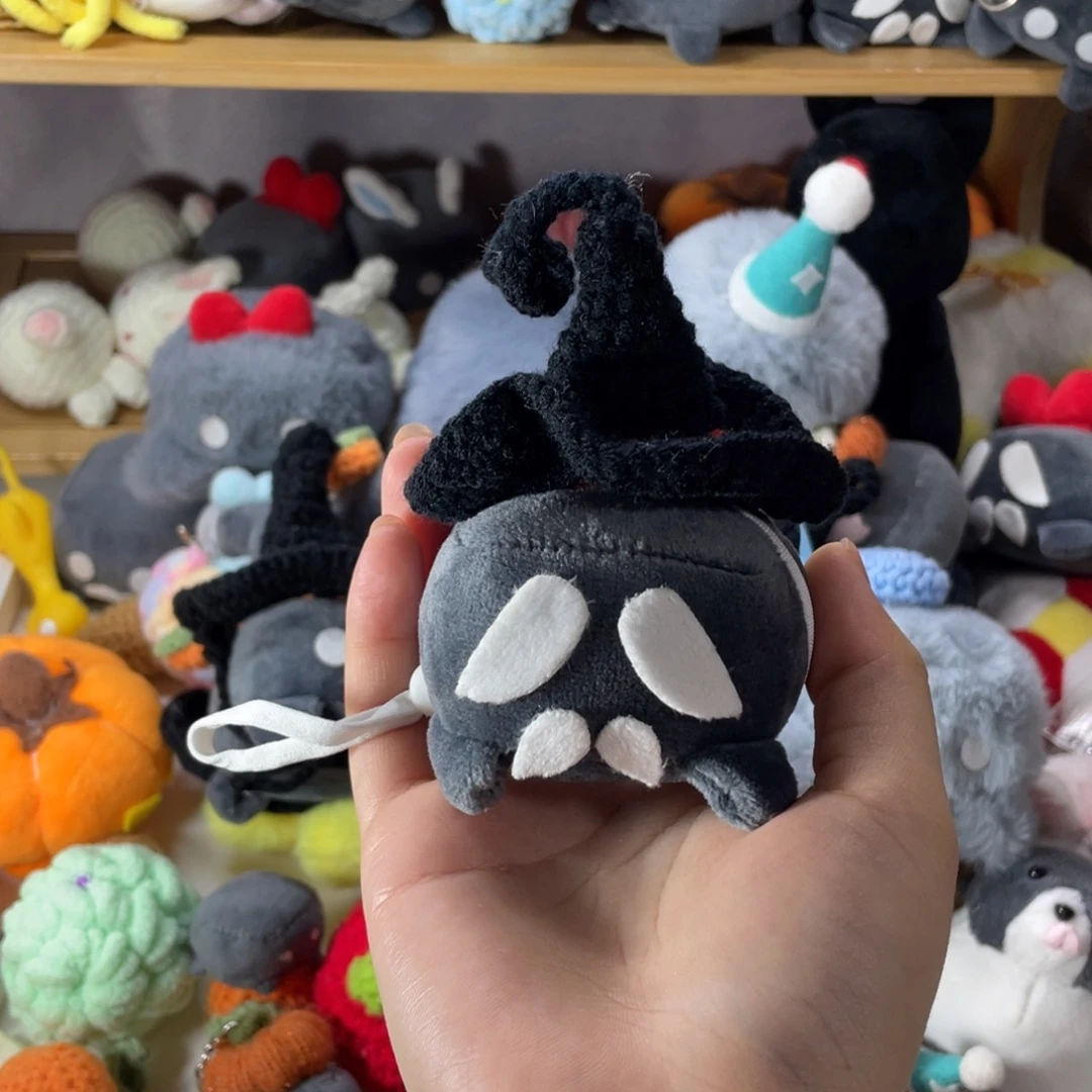 毛绒老头巫师帽小螃蟹挂件