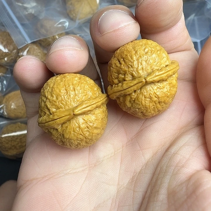 文玩核桃把件18号蟒纹铁锤28尺