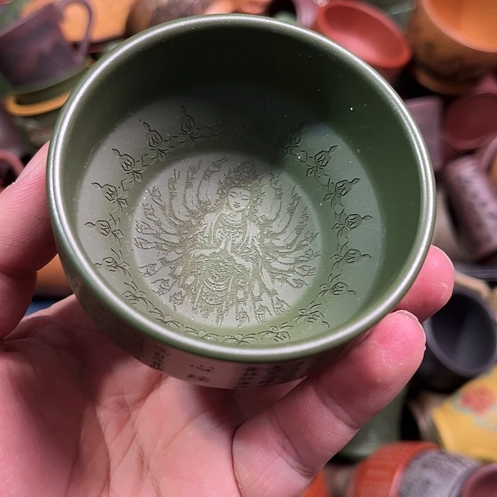 紫砂茶杯全手工紫砂主人杯