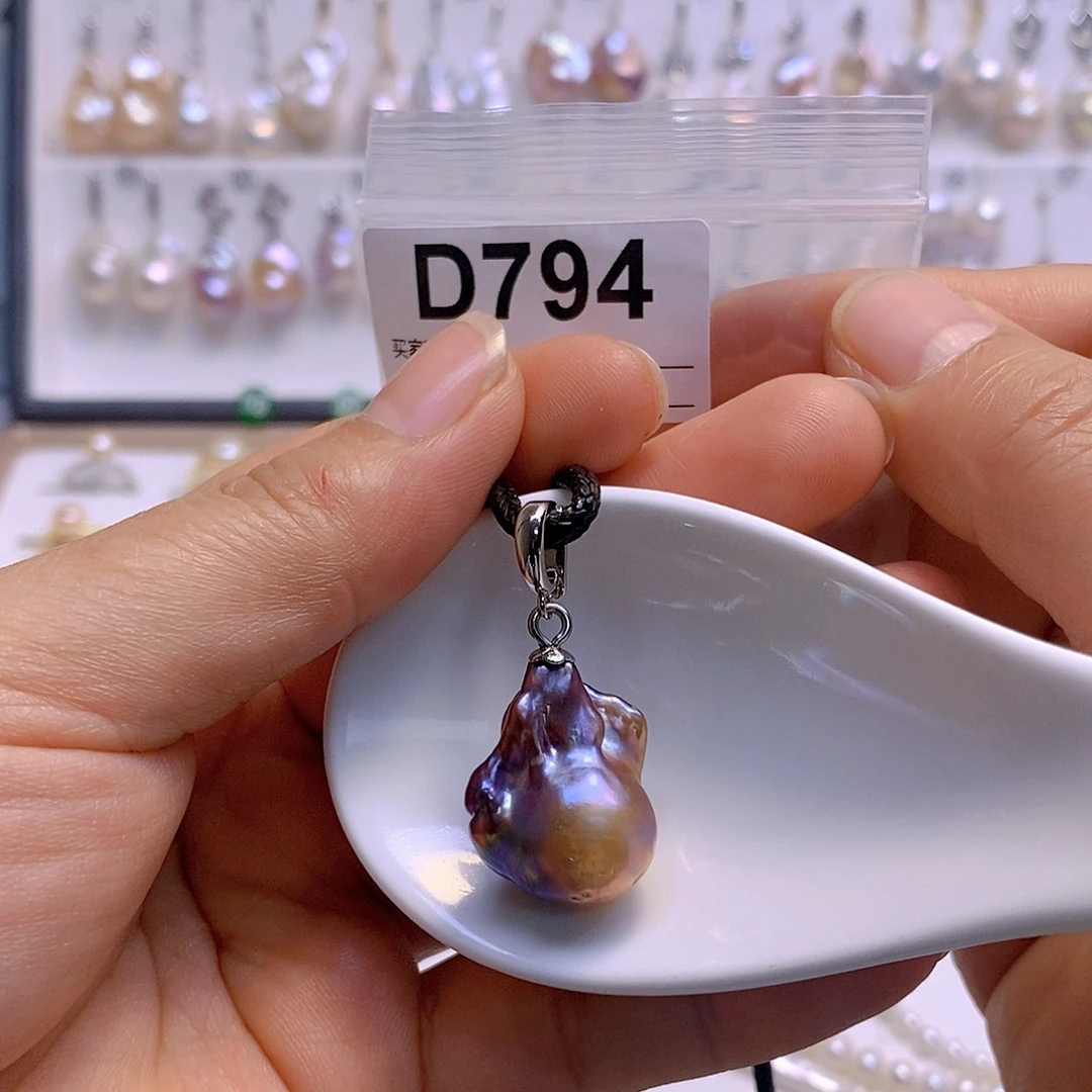 淡水珍珠颈饰银S925镶嵌