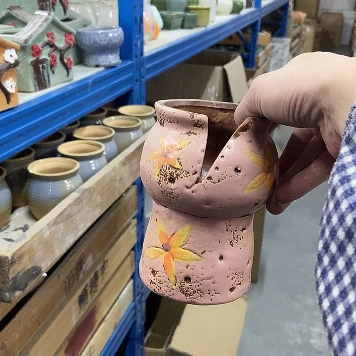 花盆单场满9.9发货8×14粉