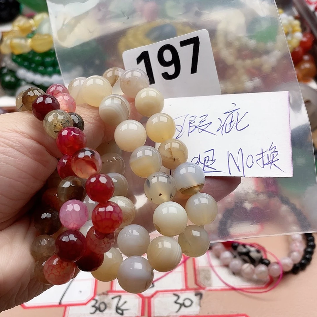合金颈饰玛瑙/玉髓宝**奶