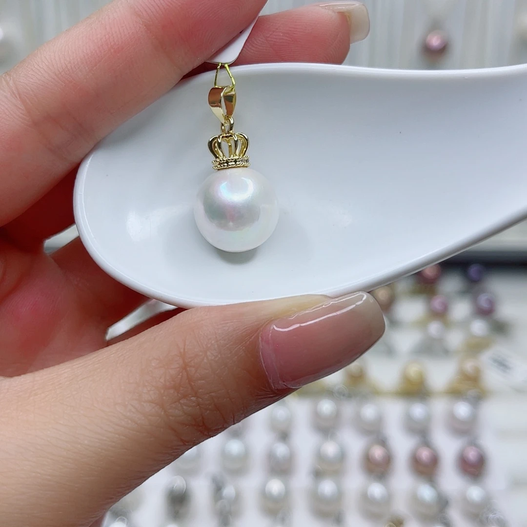 淡水珍珠未镶嵌吊坠(赠链)