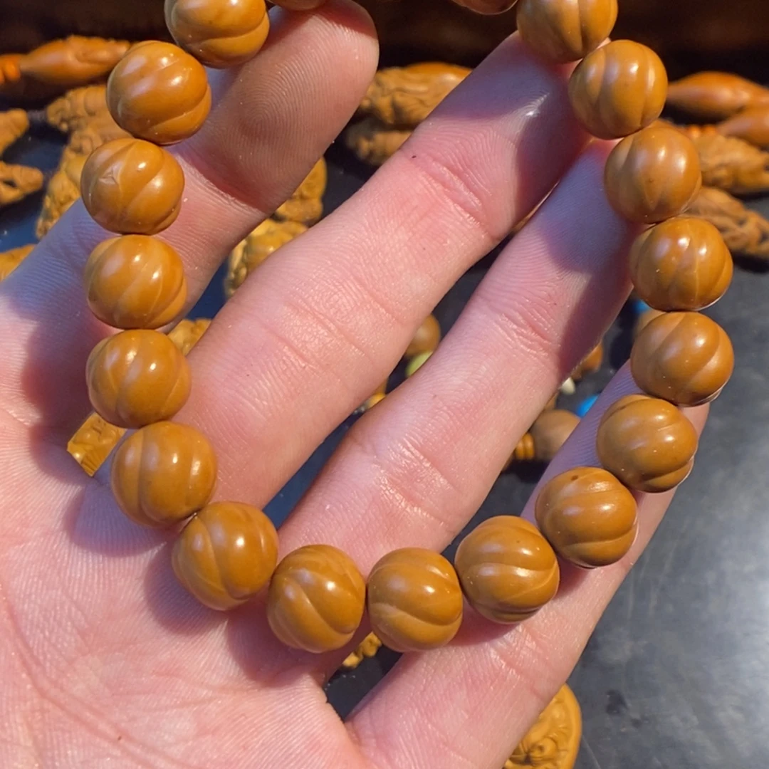 橄榄核手串/手链扭扭酥，微瑕