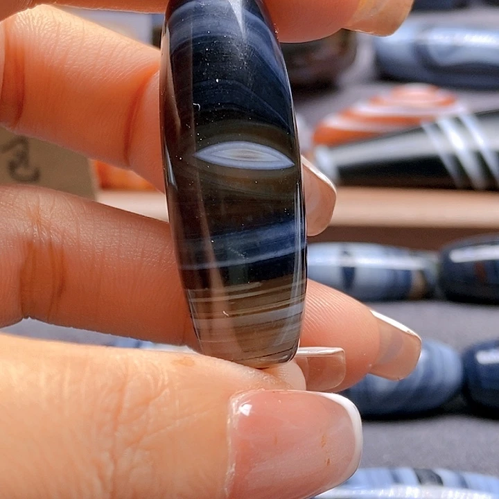 田***生玛瑙/玉髓未镶嵌吊坠(不含链)