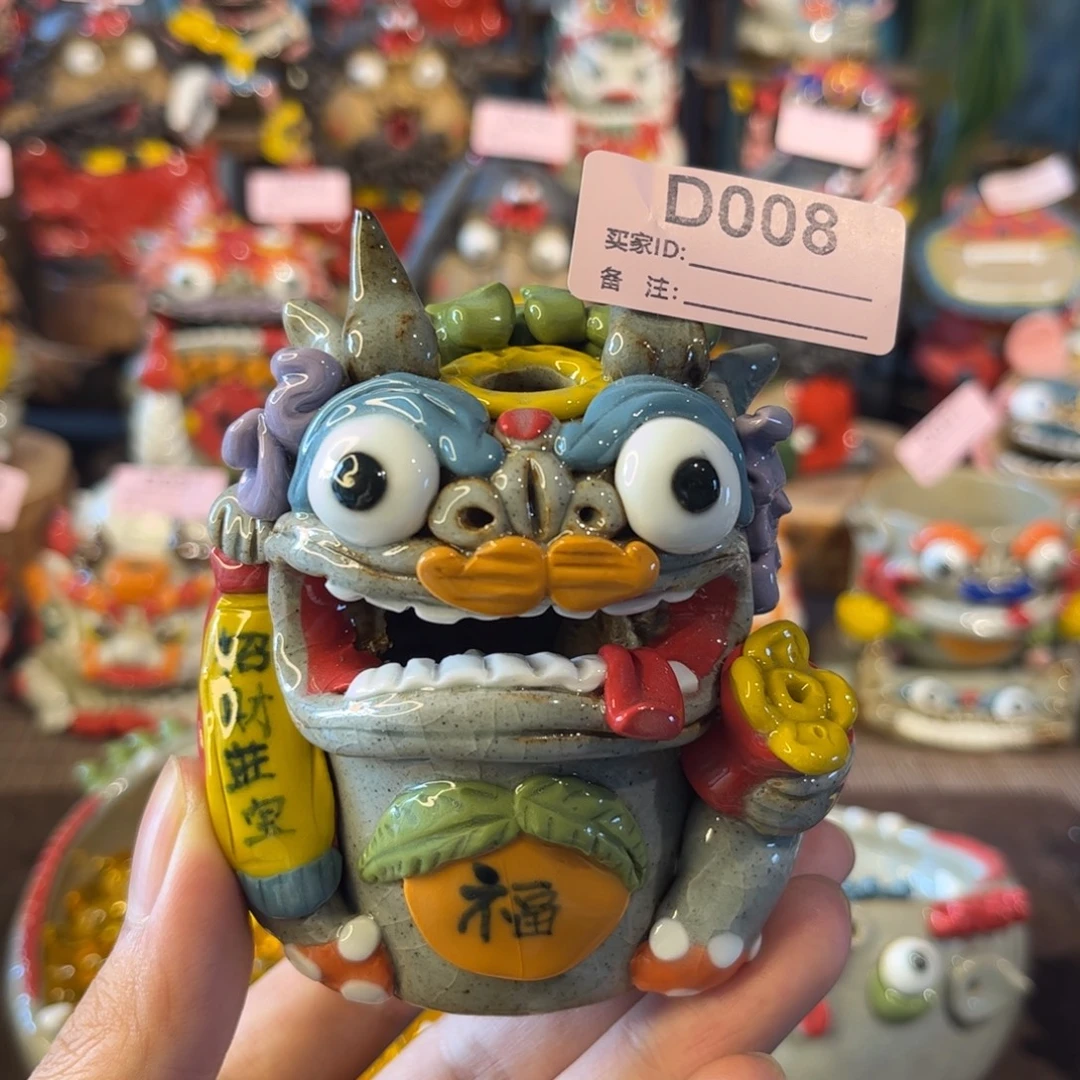 泥塑纯手工茶宠摆件