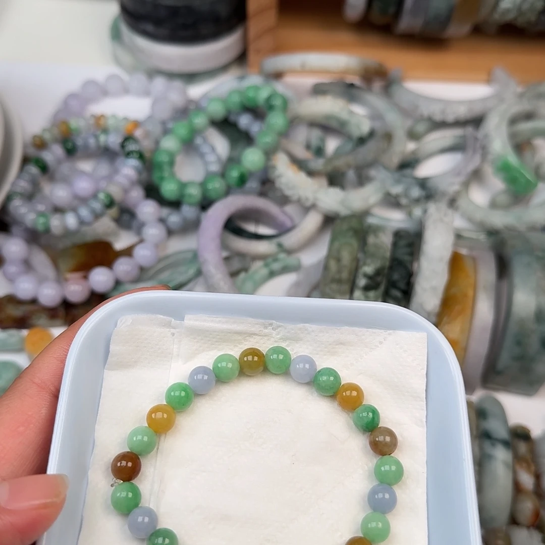 定制翡翠未镶嵌多宝