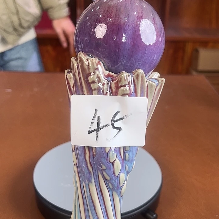 摆件瓷原產地中高端鈞瓷擺件微微瑕