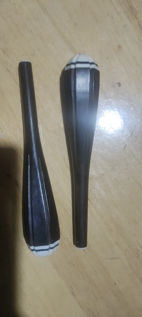 黑檀六角琴轴 长15公分