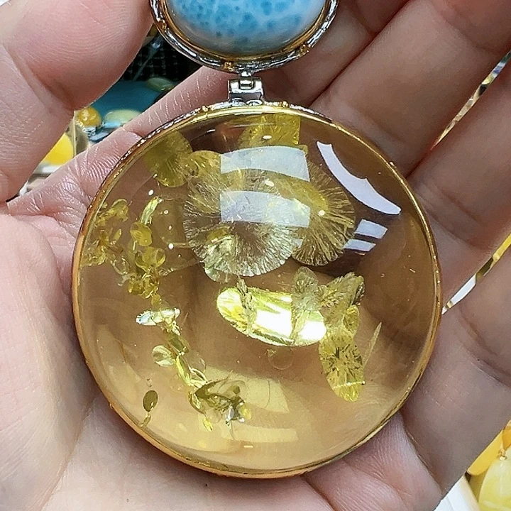 琥珀未镶嵌珠宝奇石