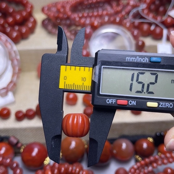 南红玛瑙未镶嵌手链南瓜