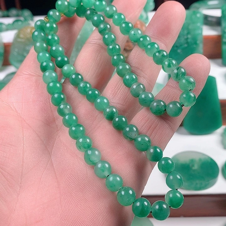 石英质玉手链未镶嵌4****√