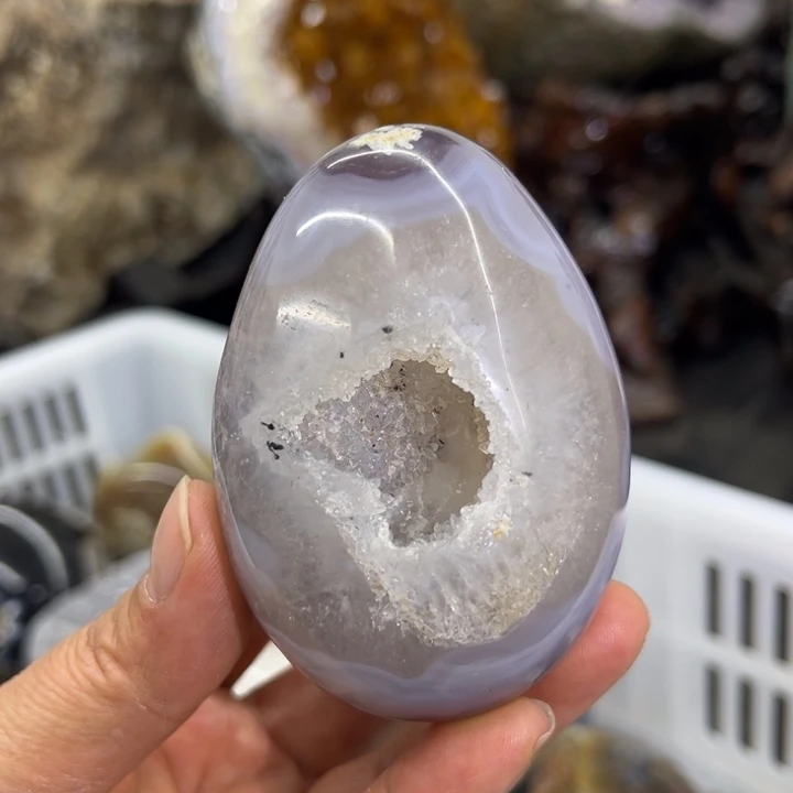 水晶珠宝半成品未镶嵌福利龙蛋