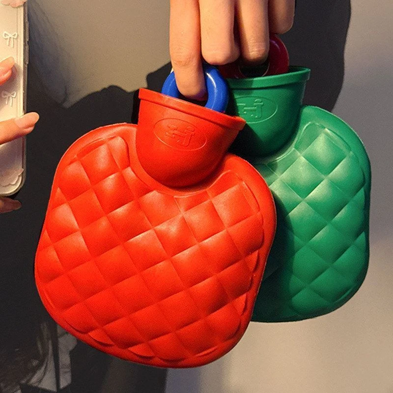 物十七·冬天女生用敷肚子毛绒防爆暖水袋暖被窝大号小号暖手宝注