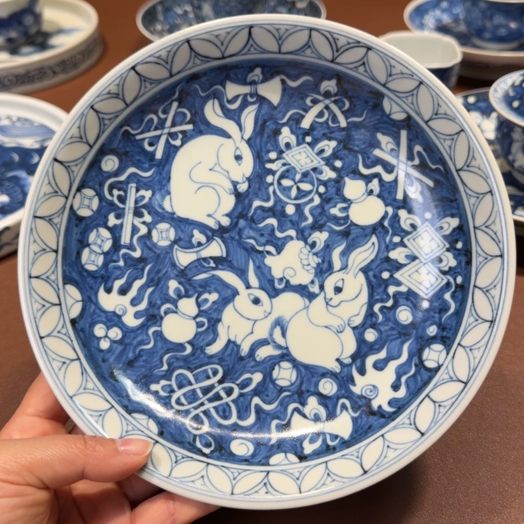 手工手绘茶具壶承