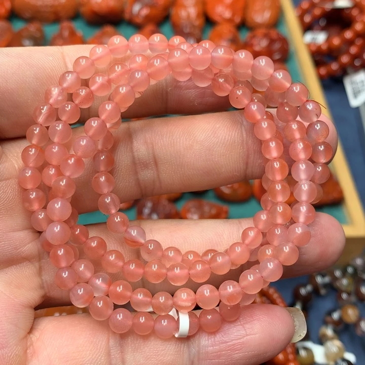 未镶嵌手串南红玛瑙5m m