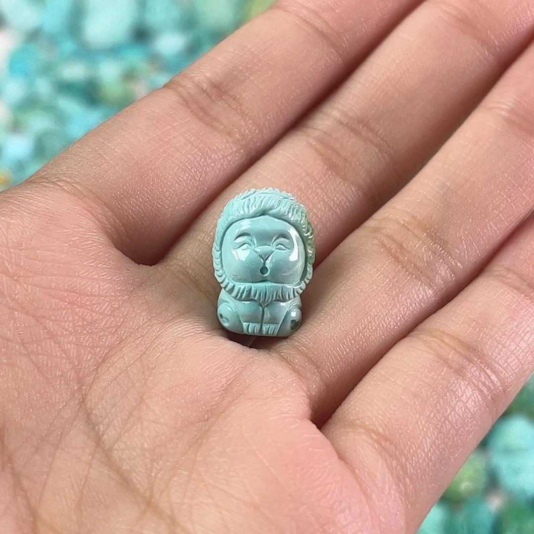 绿松石未镶嵌吊坠(不含链)