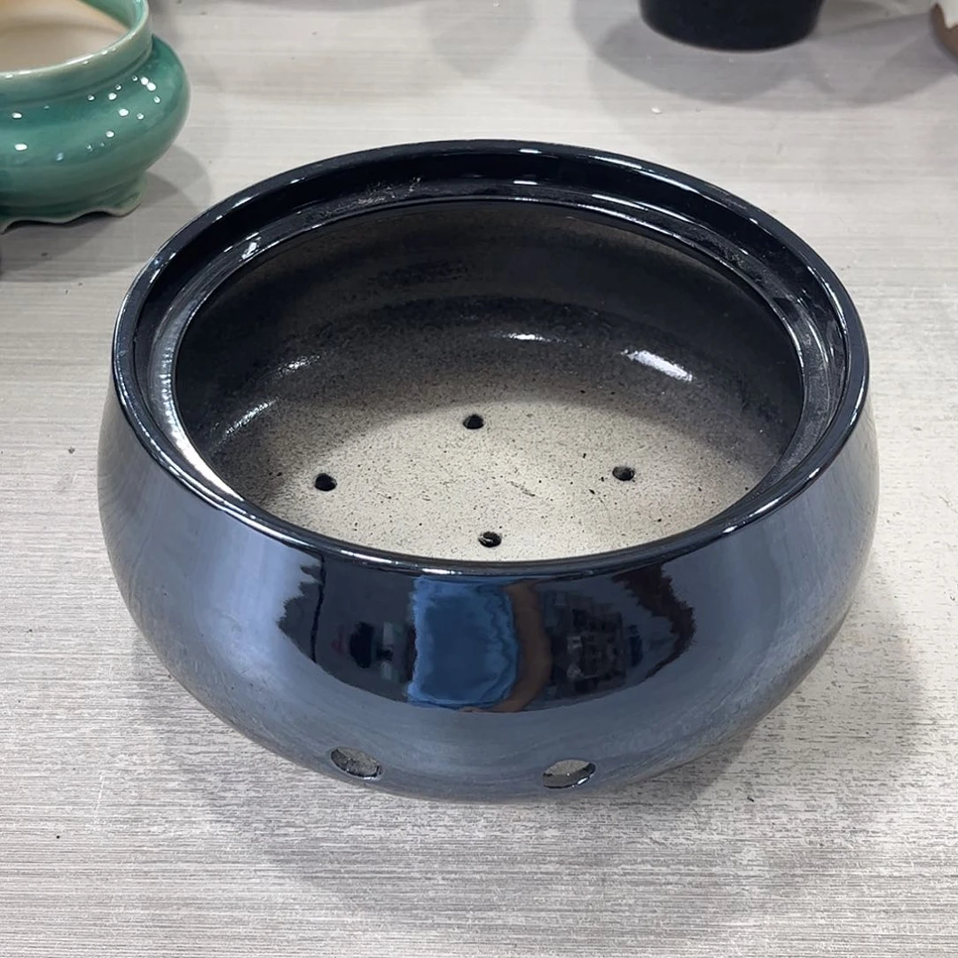 口径  17*8.5陶瓷绿植多肉微瑕花盆